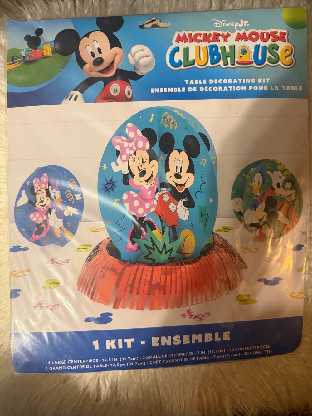 Mickey Mouse Clubhouse Table Decorating Kit - Blue/Red